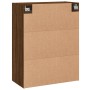 Wall cabinets 2 pcs oak brown engineered wood by vidaXL, Sideboards - Ref: Foro24-3198016, Price: 127,52 €, Discount: %