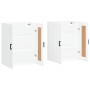 Wall cabinets 2 units engineered wood white by vidaXL, Sideboards - Ref: Foro24-3198017, Price: 132,99 €, Discount: %