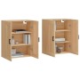 Wall cabinets 2 pcs engineered wood Sonoma oak by vidaXL, Sideboards - Ref: Foro24-3198020, Price: 127,99 €, Discount: %