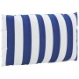 Pallet cushions 2 pieces blue and white striped Oxford fabric by vidaXL, Cushions for chairs and sofas - Ref: Foro24-361766, ...