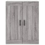 Wandschränke 2 Stk. Sonomagraues Holzwerkstoff von vidaXL, Sideboards - Ref: Foro24-3198023, Preis: 131,53 €, Rabatt: %