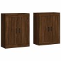 Armarios de pared 2 uds madera de ingeniería marrón roble de vidaXL, Aparadores - Ref: Foro24-3198024, Precio: 131,70 €, Desc...