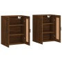 Wall cabinets 2 pcs oak brown engineered wood by vidaXL, Sideboards - Ref: Foro24-3198024, Price: 131,99 €, Discount: %