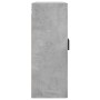 Armarios de pared 2 uds madera de ingeniería gris hormigón de vidaXL, Aparadores - Ref: Foro24-3198021, Precio: 128,18 €, Des...