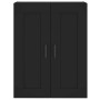 Wall cabinets 2 pcs black engineered wood by vidaXL, Sideboards - Ref: Foro24-3198026, Price: 147,70 €, Discount: %