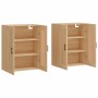 Armarios de pared 2 uds madera de ingeniería roble Sonoma de vidaXL, Aparadores - Ref: Foro24-3198028, Precio: 124,53 €, Desc...