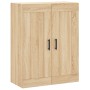 Armarios de pared 2 uds madera de ingeniería roble Sonoma de vidaXL, Aparadores - Ref: Foro24-3198028, Precio: 124,53 €, Desc...