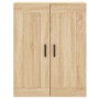 Armarios de pared 2 uds madera de ingeniería roble Sonoma de vidaXL, Aparadores - Ref: Foro24-3198028, Precio: 130,76 €, Desc...