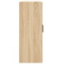 Armarios de pared 2 uds madera de ingeniería roble Sonoma de vidaXL, Aparadores - Ref: Foro24-3198028, Precio: 130,76 €, Desc...