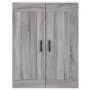 Armarios de pared 2 uds madera de ingeniería gris Sonoma de vidaXL, Aparadores - Ref: Foro24-3198031, Precio: 133,81 €, Descu...