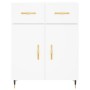 Tall white plywood sideboard 69.5x34x180 cm by vidaXL, Sideboards - Ref: Foro24-3198129, Price: 158,18 €, Discount: %