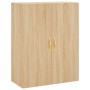 High oak-colored plywood sideboard 69.5x34x180 cm by vidaXL, Sideboards - Ref: Foro24-3198132, Price: 158,99 €, Discount: %