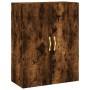 Aparador alto madera contrachapada roble ahumado 69,5x34x180 cm de vidaXL, Aparadores - Ref: Foro24-3198134, Precio: 154,99 €...