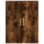 Aparador alto madera contrachapada roble ahumado 69,5x34x180 cm de vidaXL, Aparadores - Ref: Foro24-3198134, Precio: 154,99 €...