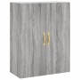 High sideboard sonoma gray plywood 69.5x34x180 cm by vidaXL, Sideboards - Ref: Foro24-3198135, Price: 152,52 €, Discount: %