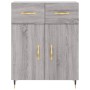 High sideboard sonoma gray plywood 69.5x34x180 cm by vidaXL, Sideboards - Ref: Foro24-3198135, Price: 152,52 €, Discount: %