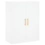 Tall white plywood sideboard 69.5x34x180 cm by vidaXL, Sideboards - Ref: Foro24-3198137, Price: 156,73 €, Discount: %