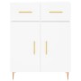 Aparador alto madera contrachapada blanco 69,5x34x180 cm de vidaXL, Aparadores - Ref: Foro24-3198137, Precio: 156,73 €, Descu...