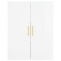 High glossy white plywood sideboard 69.5x34x180 cm by vidaXL, Sideboards - Ref: Foro24-3198139, Price: 164,67 €, Discount: %