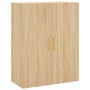 Aparador alto madera contrachapada color roble 69,5x34x180 cm de vidaXL, Aparadores - Ref: Foro24-3198140, Precio: 141,99 €, ...