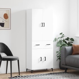 Tall white plywood sideboard 69.5x34x180 cm by vidaXL, Sideboards - Ref: Foro24-3198145, Price: 163,99 €, Discount: %