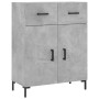 Tall plywood gray concrete sideboard 69.5x34x180 cm by vidaXL, Sideboards - Ref: Foro24-3198149, Price: 156,53 €, Discount: %