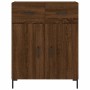 Tall brown oak plywood sideboard 69.5x34x180 cm by vidaXL, Sideboards - Ref: Foro24-3198152, Price: 157,14 €, Discount: %