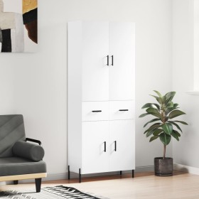 Tall white plywood sideboard 69.5x34x180 cm by vidaXL, Sideboards - Ref: Foro24-3198153, Price: 177,43 €, Discount: %