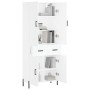 Tall white plywood sideboard 69.5x34x180 cm by vidaXL, Sideboards - Ref: Foro24-3198153, Price: 177,43 €, Discount: %