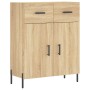 Aparador alto madera contrachapada color roble 69,5x34x180 cm de vidaXL, Aparadores - Ref: Foro24-3198156, Precio: 156,73 €, ...