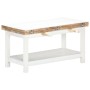 Extendable white mango wood coffee table 90x(45-90)x45 cm by vidaXL, Coffee table - Ref: Foro24-286375, Price: 148,36 €, Disc...