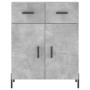 Concrete gray plywood tall sideboard 69.5x34x180 cm by vidaXL, Sideboards - Ref: Foro24-3198157, Price: 157,61 €, Discount: %