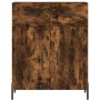 Aparador alto madera contrachapada roble ahumado 69,5x34x180 cm de vidaXL, Aparadores - Ref: Foro24-3198158, Precio: 156,90 €...