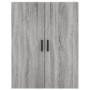 Aparador alto madera contrachapada gris sonoma 69,5x34x180 cm de vidaXL, Aparadores - Ref: Foro24-3198159, Precio: 163,53 €, ...