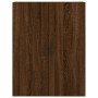 Aparador alto madera contrachapada marrón roble 69,5x34x180 cm de vidaXL, Aparadores - Ref: Foro24-3198160, Precio: 169,33 €,...