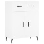 Tall white plywood sideboard 69.5x34x180 cm by vidaXL, Sideboards - Ref: Foro24-3198161, Price: 164,67 €, Discount: %