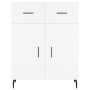 Hohes weißes Sperrholz-Sideboard 69,5 x 34 x 180 cm von vidaXL, Sideboards - Ref: Foro24-3198161, Preis: 177,95 €, Rabatt: %