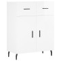 High glossy white plywood sideboard 69.5x34x180 cm by vidaXL, Sideboards - Ref: Foro24-3198163, Price: 161,69 €, Discount: %