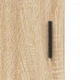 Aparador alto madera contrachapada color roble 69,5x34x180 cm de vidaXL, Aparadores - Ref: Foro24-3198164, Precio: 152,58 €, ...