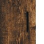 Aparador alto madera contrachapada roble ahumado 69,5x34x180 cm de vidaXL, Aparadores - Ref: Foro24-3198166, Precio: 159,67 €...