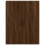 Aparador alto madera contrachapada marrón roble 69,5x34x180 cm de vidaXL, Aparadores - Ref: Foro24-3198176, Precio: 175,18 €,...