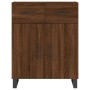 Tall oak brown plywood sideboard 69.5x34x180 cm by vidaXL, Sideboards - Ref: Foro24-3198176, Price: 175,18 €, Discount: %