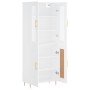 Aparador alto madera contrachapada blanco 69,5x34x180 cm de vidaXL, Aparadores - Ref: Foro24-3198329, Precio: 187,45 €, Descu...