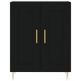 Tall black plywood sideboard 69.5x34x180 cm by vidaXL, Sideboards - Ref: Foro24-3198330, Price: 165,99 €, Discount: %