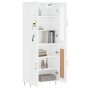 High glossy white plywood sideboard 69.5x34x180 cm by vidaXL, Sideboards - Ref: Foro24-3198331, Price: 187,42 €, Discount: %