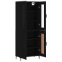 Aparador alto madera contrachapada negro 69,5x34x180 cm de vidaXL, Aparadores - Ref: Foro24-3198338, Precio: 162,97 €, Descue...