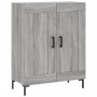 High sideboard sonoma gray plywood 69.5x34x180 cm by vidaXL, Sideboards - Ref: Foro24-3198343, Price: 162,99 €, Discount: %