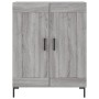 High sideboard sonoma gray plywood 69.5x34x180 cm by vidaXL, Sideboards - Ref: Foro24-3198343, Price: 162,99 €, Discount: %