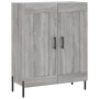 High sideboard sonoma gray plywood 69.5x34x180 cm by vidaXL, Sideboards - Ref: Foro24-3198351, Price: 169,41 €, Discount: %