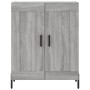 High sideboard sonoma gray plywood 69.5x34x180 cm by vidaXL, Sideboards - Ref: Foro24-3198351, Price: 169,41 €, Discount: %